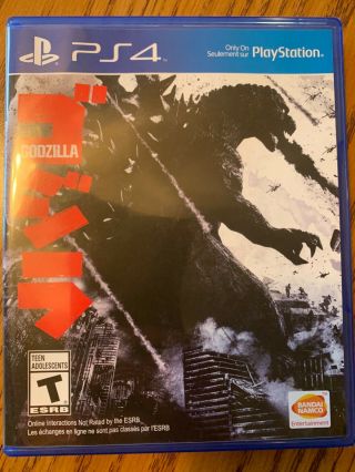 Godzilla (sony Playstation 4,  2015) Rare,