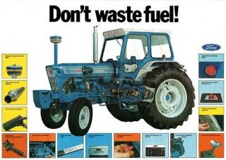 Ford 7000 Tractor Sales Brochure/poster 80 