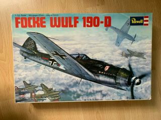 1/32 Scale Revell Focke Wulf Fw190d - 9 Rare Japanese Issue