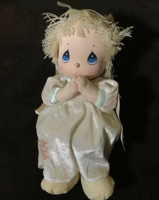 Precious Moments 2002 Plush Doll Faith Little Angel Collectible Rare Very Sweet