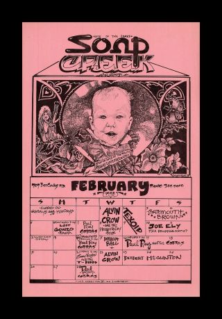1978 - Cobras - Jimmie Vaughan Gatemouth Brown Rare Austin Blues Concert Poster