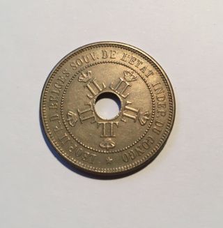 Belgian Congo 20 Cent 1908 Rare