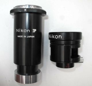 Rare Nikon F S D25 Microscope Adapter & Camera Mount.