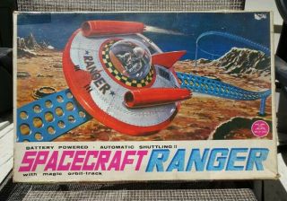 Rare Alps Spacecraft Ranger Shuttle Track Battery Operated Toy