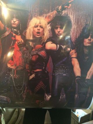 Rare Motley Crue Poster - 26in By37in - Laminated