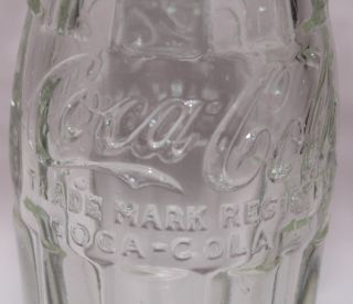 Rare/Vintage COCA - COLA / COKE Hobble Skirt BOTTLE - Clear 6 oz from Canada 1948 2