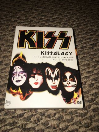 Kiss Kissology Vol.  3 1992 - 2000 Rare Out - Of - Print Us Digipak Edition Region 1