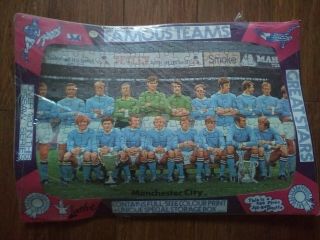 Rare Manchester City 1970 European Cup Winners Cup Jigsaw Puzzle Complete