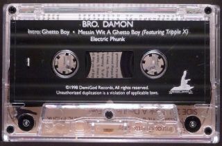 Bro.  Damon - Lonely At The Top EP RARE CALI G - FUNK G RAP DEMIGOD ' 98 - hear - 3