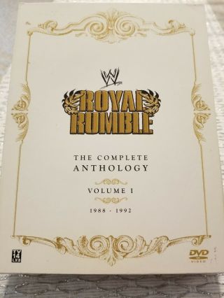 Wwe - Royal Rumble Anthology: Vol.  1 (dvd,  2007,  5 - Disc Set) Rare