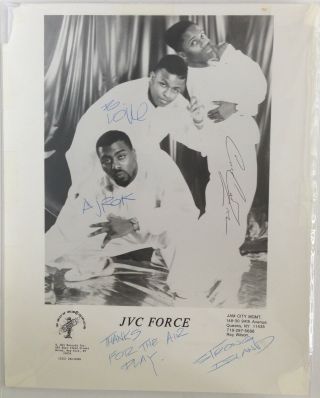 Jvc Force Very Very Rare 1988 Press Promo Photo Signed