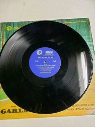 Rare The Wizard Of Oz LP (ES ' 69 release) Soundtrack & Cast - Judy Garland record 3