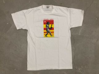 Vintage Rare Pearl Jam Pearl Jam Coloured Evolution Printed Shirt