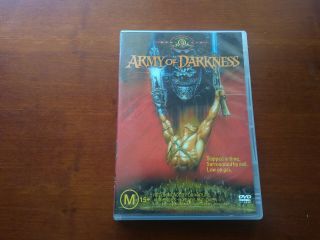 Army Of Darkness Dvd 1992 - Evil Dead 3 - Rare Oop Pal R4 Horror Dvd