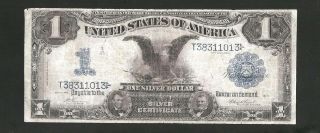 Rare Vernon/ Treat Date Under Black Eagle $1 1899 Silver Certificate