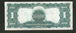 RARE VERNON/ TREAT DATE UNDER BLACK EAGLE $1 1899 SILVER CERTIFICATE 2