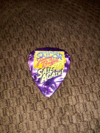 2019 Tour Jimmy Buffett Stage Guitar Pick Extremely Rare
