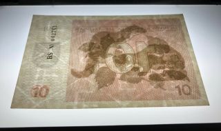LITHUANIA 10 Talonu (1991) UNC banknote Talonas WITHOUT TEXT RARE 3
