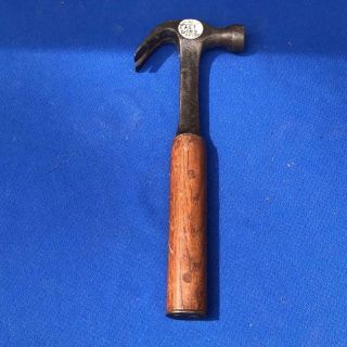 Antique Early Estwing Claw Hammer (rockford,  Ill) - Very Rare Wooden Handle