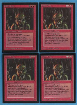 Goblin King [4x X4] Collectors 