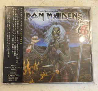 The Iron Maidens - Route 666 (very Rare Japan Import Cd,  Dvd Xqak - 1005 Nm)