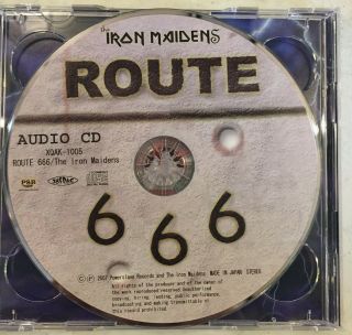 THE IRON MAIDENS - ROUTE 666 (VERY RARE JAPAN IMPORT CD,  DVD XQAK - 1005 NM) 3
