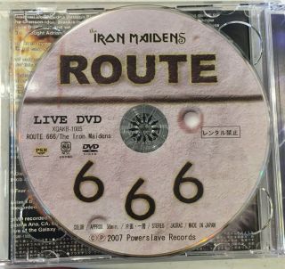THE IRON MAIDENS - ROUTE 666 (VERY RARE JAPAN IMPORT CD,  DVD XQAK - 1005 NM) 5