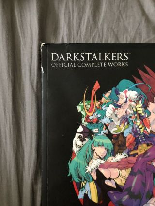 Darkstalkers: Official Complete Video Game Art Book Rare 3