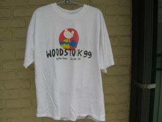 Rare Vintage Woodstock 99 Pay - Per - View T - Shirt Xl