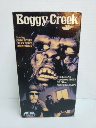The Legend Of Boggy Creek 2 Vhs - Rare Oop
