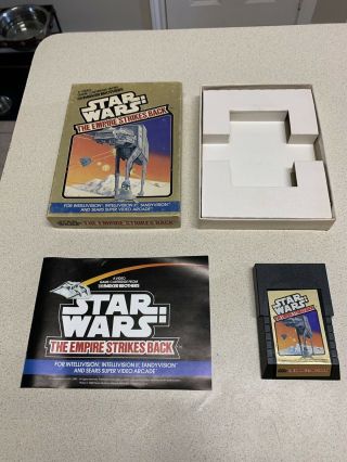 Star Wars: The Empire Strikes Back (intellivision,  1983) Rare & Very Htf Cib