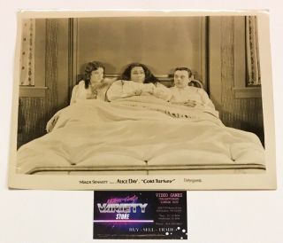 Alice Day " Cold Turkey " Rare Vintage 1925 Mack Sennett Press Photo