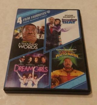 Eddie Murphy Family: 4 Film Favorites (dvd,  2014,  4 - Disc) Rare Oop Region 1 Usa