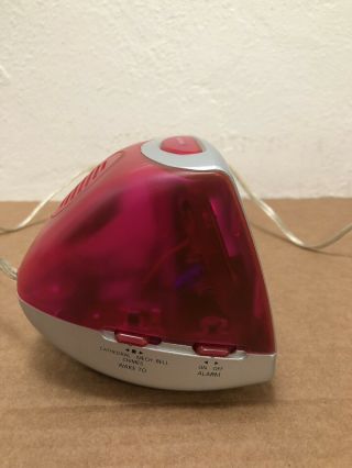 Vintage and Rare iMac Timex alarm clock in Pink.  T132R 2