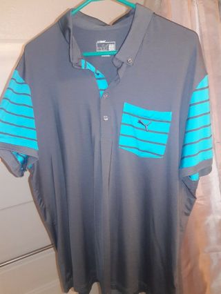 Puma Golf Sport Lux 3 Shirts Xxl Rare Find Rickie Fowler