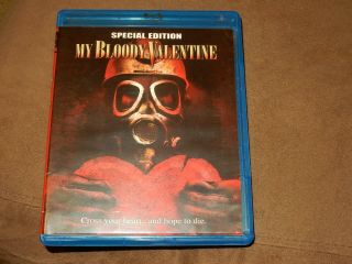 " My Bloody Valentine " Special Edition Blu - Ray/dvd 2 - Disc Rare Oop Horror