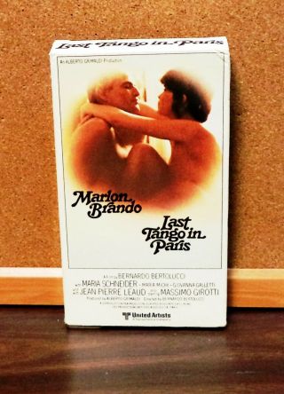 Last Tango In Paris (vhs,  1981) Marlon Brando,  Rare,  Magnetic Video,  127 Minutes