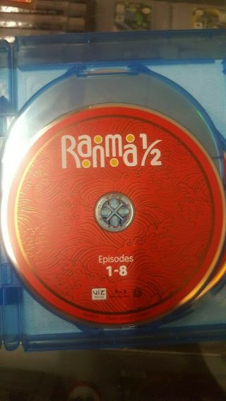 Ranma 1/2: Set 1 Collector ' s Edition (Blu - ray Disc,  2014,  3 - Disc Set) RARE OOP 3