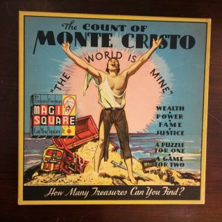 Rare 1934 Game Count Of Monte Cristo By Einson - Freeman / Funland -
