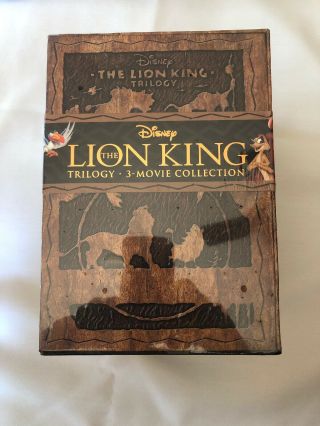 The Lion King Trilogy Blu - Ray/dvd/3d 8 - Disc Box Set Rare Oop Special Edition