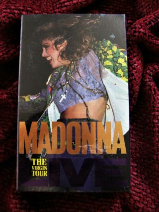 Madonna Mega Rare The Virgin Tour Mini Beta Max Tape Cassette Video