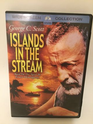 Islands In The Stream Dvd George C Scott Ernest Hemingway Rare Oop Dvd