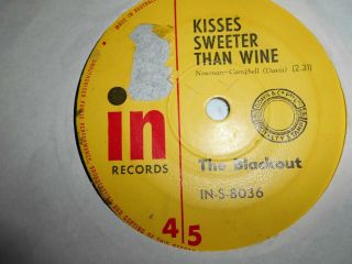 The Blackout - Kisses Sweeter Than Wine (rare)