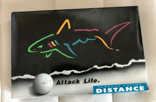 Rare Greg Norman Shark Attack Life Pin Spin Golf Balls 15 Balls