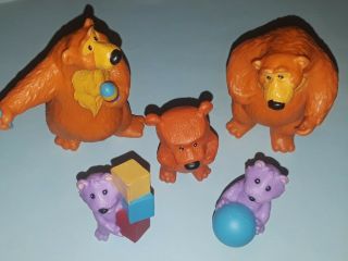 Rare Bear In The Big Blue House Disneystore Set Pvc Kids Toy Figures Ojo Pip Pop