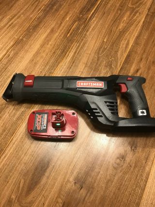 Craftsman Reciprocating Saw 19.  2v With Xcp Battery W315.  114270 Rare Con