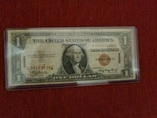 1935a $1 Hawaii Silver Cert.  Wwii Emergency Issue Ac Block Rare & Affordable