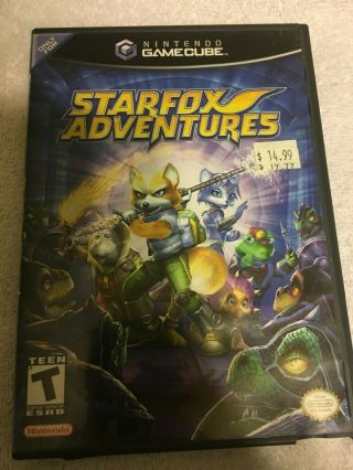 Starfox Adventures (gamecube) Rare Low Rate Complete
