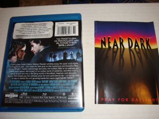 Near Dark Blu - ray WS w/ insert Lance Henriksen Bill Paxton Vampires Rare OOP HTF 2