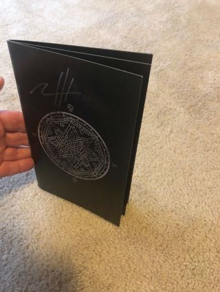 Chimaira The Age of Hell Lyric Book Signed 2011 Rare 5